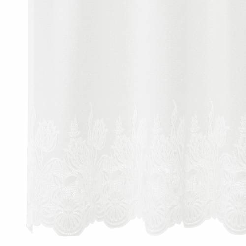 Zavjese sa zavjesama Cvjetni Bijela 600 x 140 cm Poliester Cijena