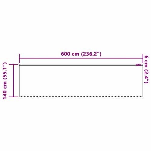 Zavjese sa zavjesama Cvjetni Bijela 600 x 140 cm Poliester Cijena