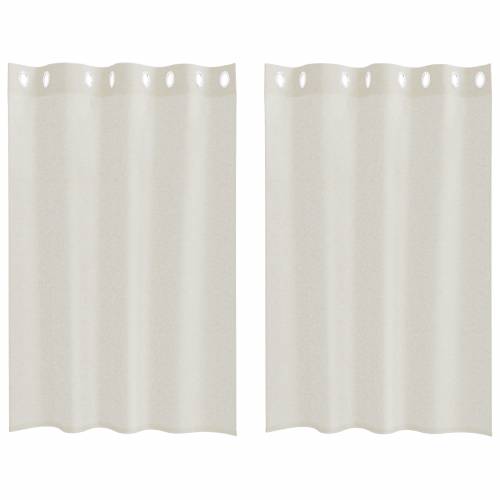 Zavjese sa zavjesama 2 pcs Krem 140 x 140 cm Poliester Cijena