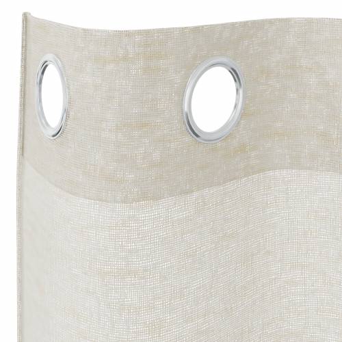 Zavjese sa zavjesama 2 pcs Krem 140 x 245 cm Poliester Cijena