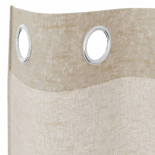 Zavjese sa zavjesama 2 pcs Pijesak 140 x 140 cm Poliester Cijena