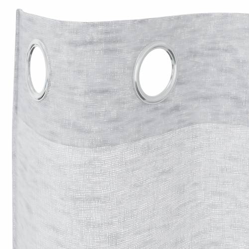 Zavjese sa zavjesama 2 pcs Svjetlosiva 140 x 175 cm Poliester Cijena