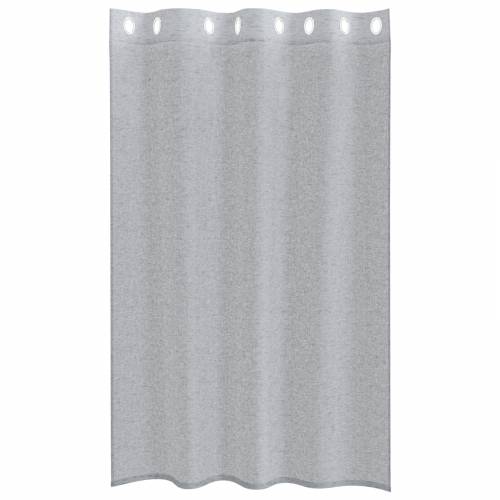 Zavjese sa zavjesama 2 pcs Tamnosiva 140 x 175 cm Poliester Cijena