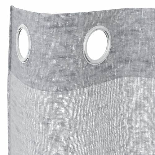 Zavjese sa zavjesama 2 pcs Tamnosiva 140 x 225 cm Poliester Cijena