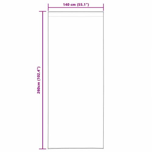 Zavjese sa zavjesama 2 pcs Bijela 140 x 260 cm Poliester Cijena