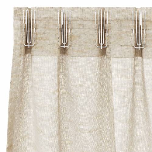 Zavjese sa zavjesama 2 pcs Pijesak 140 x 245 cm Poliester Cijena