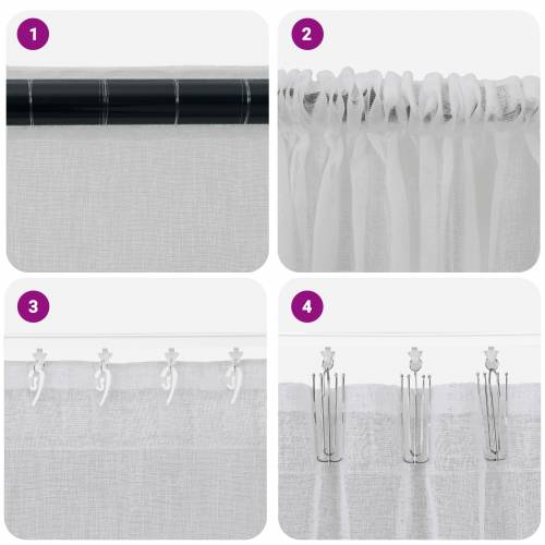 Zavjese sa zavjesama 2 pcs Svjetlosiva 140 x 260 cm Poliester Cijena
