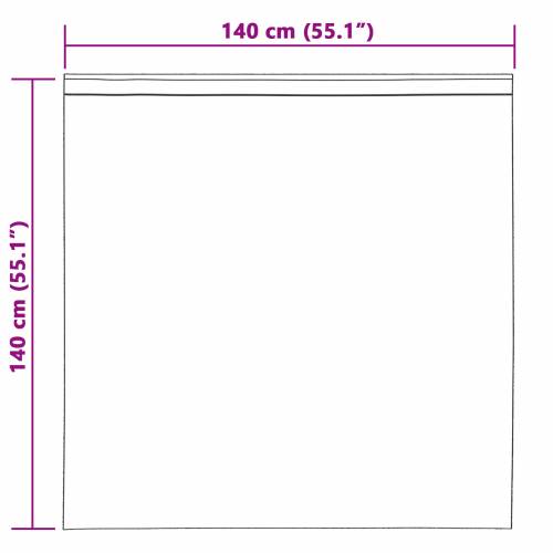Zavjese sa zavjesama 2 pcs Tamnosiva 140 x 140 cm Poliester Cijena