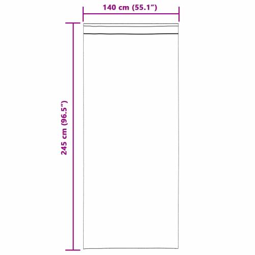 Zavjese sa zavjesama 2 pcs Tamnosiva 140 x 245 cm Poliester Cijena