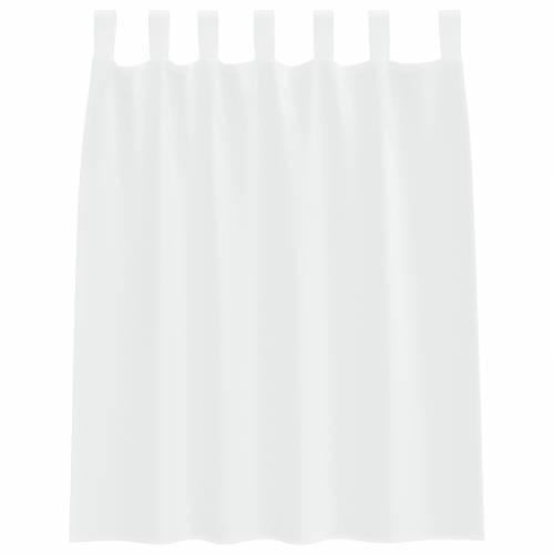 Zavjese sa zavjesama 2 pcs Bijela 140 x 140 cm Poliester Cijena