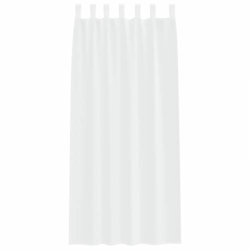 Zavjese sa zavjesama 2 pcs Bijela 140 x 225 cm Poliester Cijena