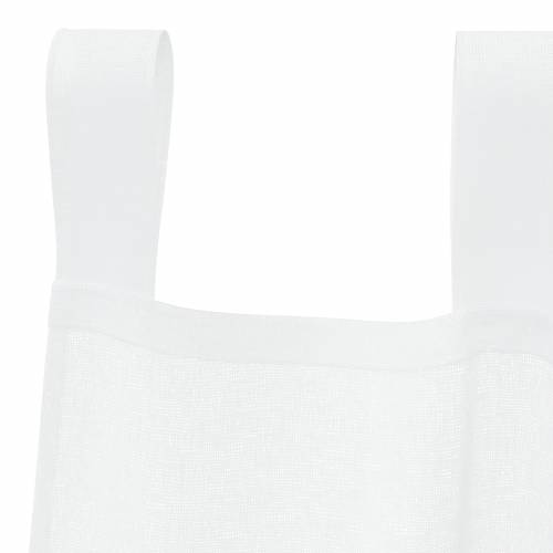 Zavjese sa zavjesama 2 pcs Bijela 140 x 225 cm Poliester Cijena