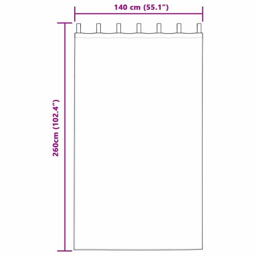 Zavjese sa zavjesama 2 pcs Pijesak 140 x 260 cm Poliester Cijena