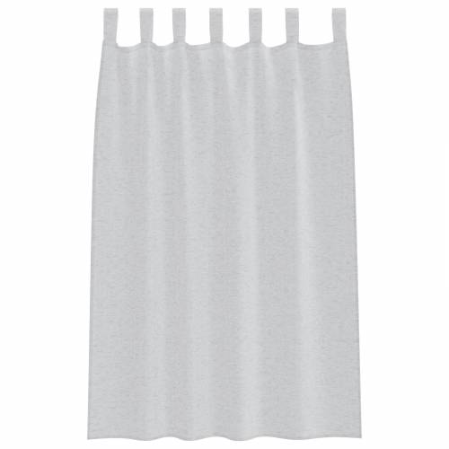 Zavjese sa zavjesama 2 pcs Svjetlosiva 140 x 175 cm Poliester Cijena