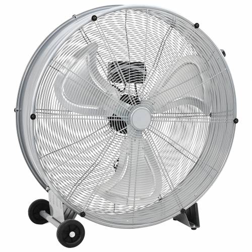 Ventilacijski stroj s kotačima 3 brzine Srebrni Φ77 cm Cijena
