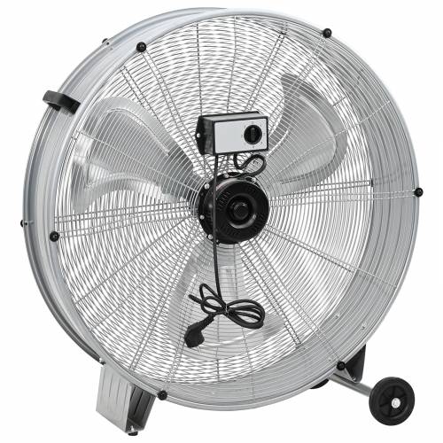 Ventilacijski stroj s kotačima 3 brzine Srebrni Φ77 cm Cijena