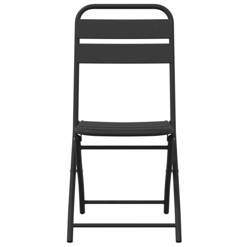 Sklopive vrtne stolice 2 kom Antracit 42x52x82 cm Čelik obložen prahom Cijena