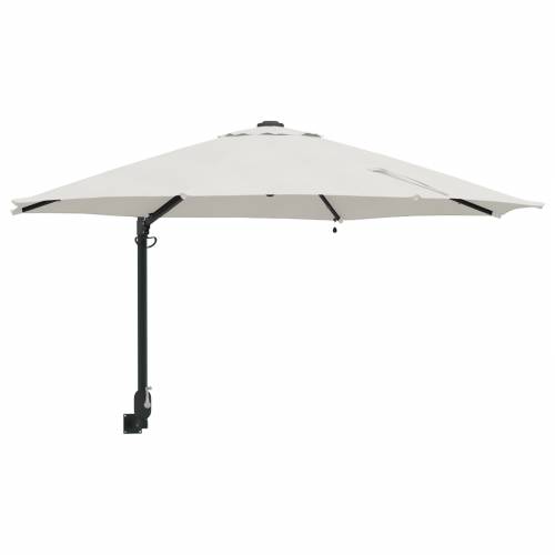 Zidni vrtni suncobran sa LED-ima Bež 248 cm Cijena