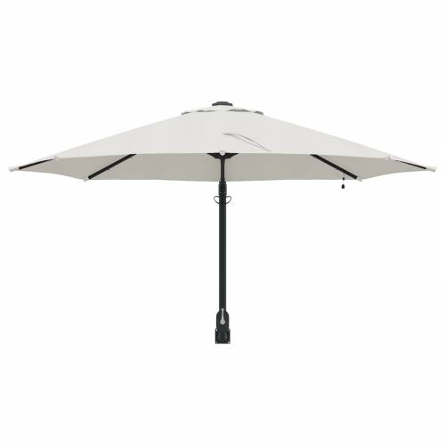 Zidni vrtni suncobran sa LED-ima Bež 248 cm Cijena