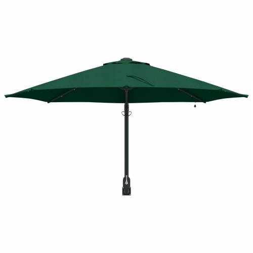Zidni vrtni suncobran s LED-ima Zeleni 248 cm Cijena