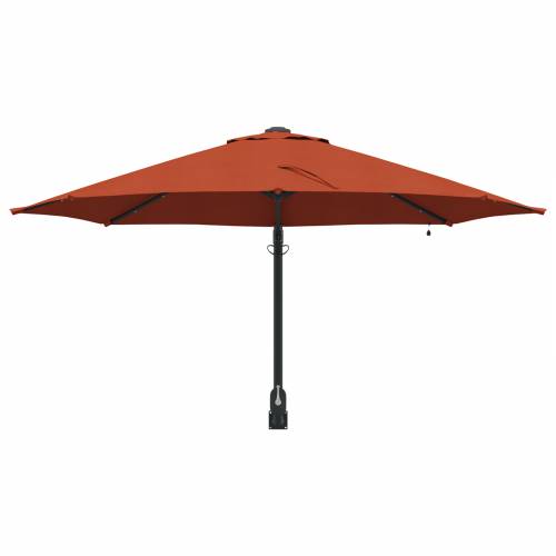 Zidni vrtni suncobran s LED-ima Terracotta 248 cm Cijena