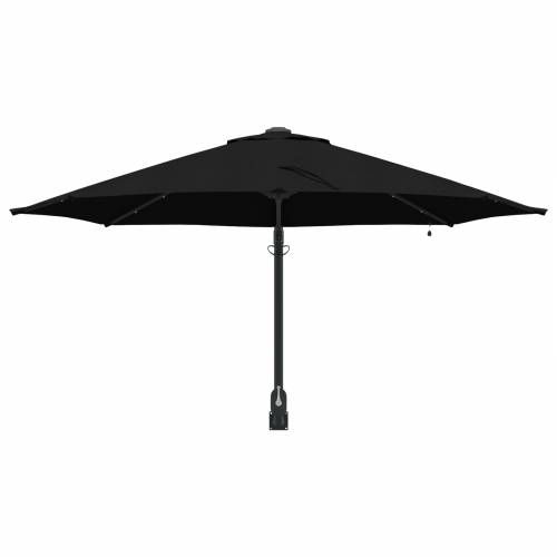 Zidni vrtni suncobran s LED-ima Crna 248 cm Cijena