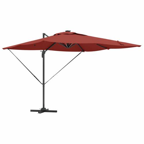 Roma svjetiljka s LED lampama u terakoti - 286 x 285 x 270 cm, aluminij. Cijena