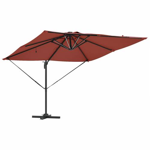 Roma svjetiljka s LED lampama u terakoti - 286 x 285 x 270 cm, aluminij. Cijena