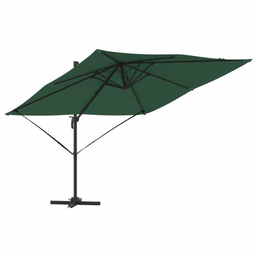 Kantilever Roma Parasol Zeleni 286x285x265 cm Aluminij Cijena