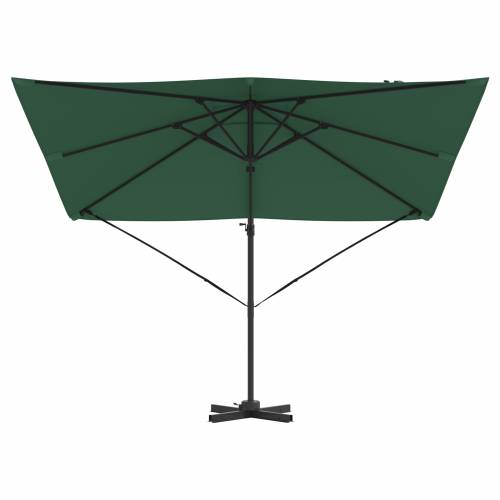 Kantilever Roma Parasol Zeleni 286x285x265 cm Aluminij Cijena