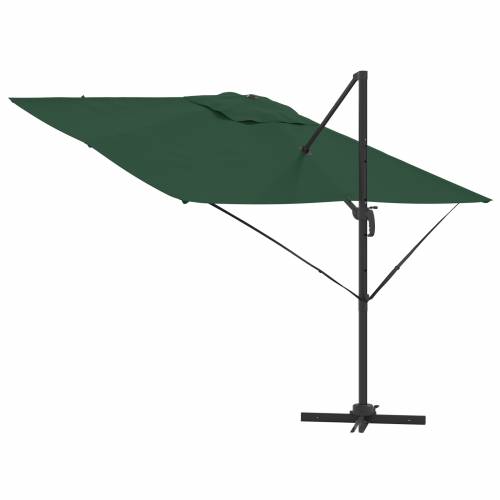 Kantilever Roma Parasol Zeleni 286x285x265 cm Aluminij Cijena