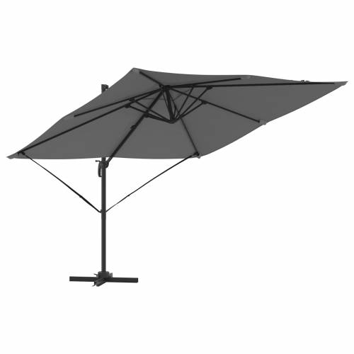 Kantilever Roma Parasol Antracit 286x285x265 cm Aluminij Cijena