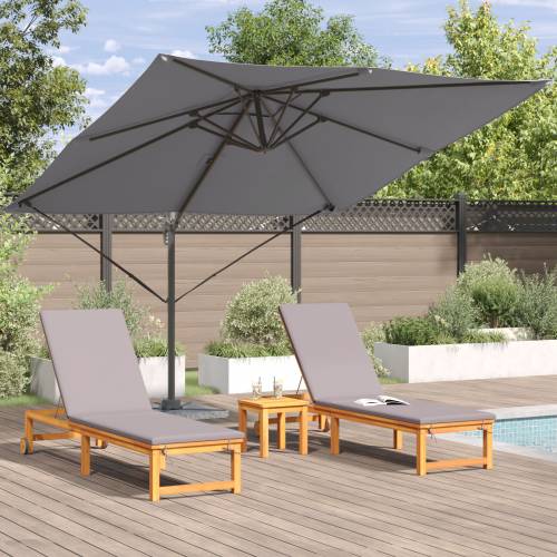 Kantilever Roma Parasol Antracit 286x285x265 cm Aluminij Cijena