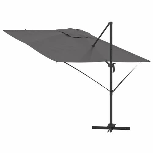 Kantilever Roma Parasol Antracit 286x285x265 cm Aluminij Cijena