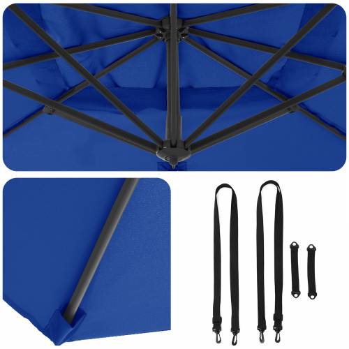 Suncobran za terasu Plavi Aluminij, Poliester 3m Cijena