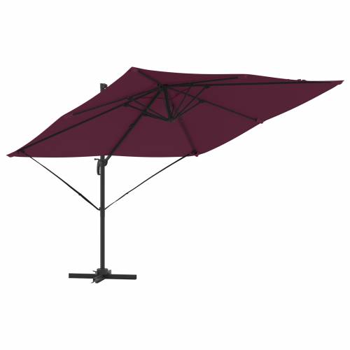 Suncobran Bordeaux crvena Aluminij, Poliester Velik Cijena