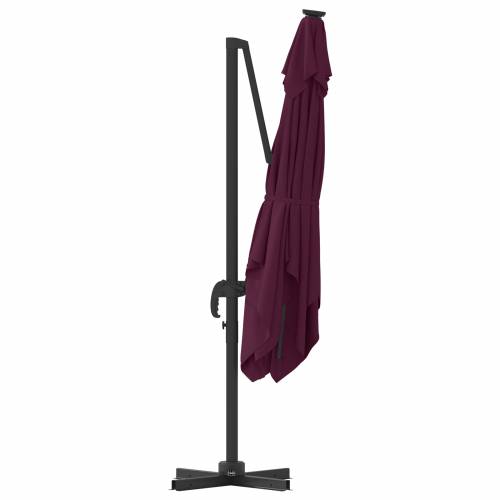 Suncobran Bordeaux crvena Aluminij, Poliester Velik Cijena