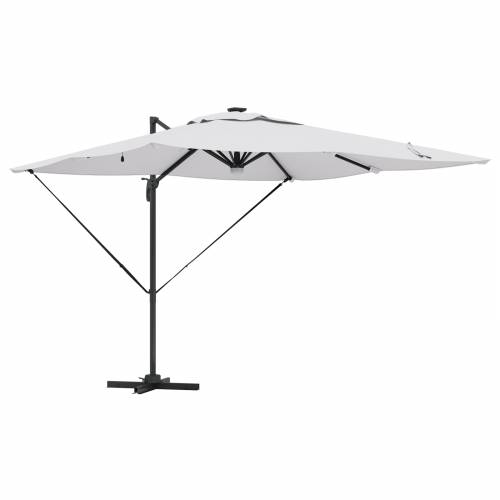 Kantilever Roma Suncobran s LED-ima Pijesak 286x285x270 cm Aluminij Cijena