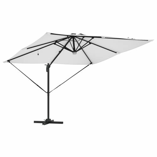 Kantilever Roma Suncobran s LED-ima Pijesak 286x285x270 cm Aluminij Cijena