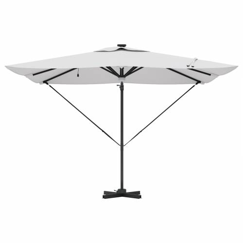Kantilever Roma Suncobran s LED-ima Pijesak 286x285x270 cm Aluminij Cijena