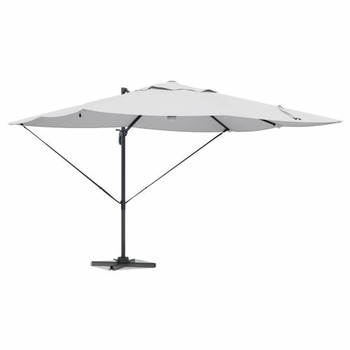 Kantilever Suncobran Bež Poliester, Aluminij Velik Sklopiv Cijena