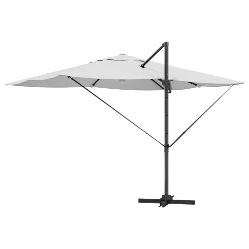 Kantilever Suncobran Bež Poliester, Aluminij Velik Sklopiv Cijena