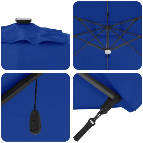 Azure plavi kantilever suncobran Azure plavi Poliester suncobran Cijena