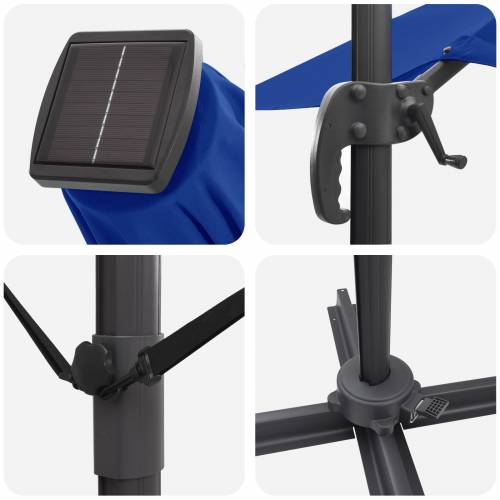 Azure plavi kantilever suncobran Azure plavi Poliester suncobran Cijena