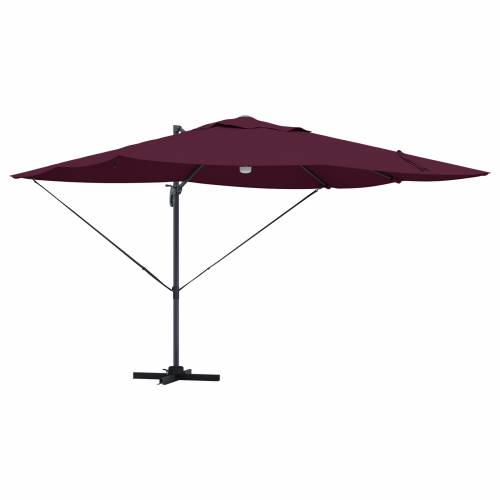 Suncobran s nosačem - Bordo crvena Bordo crvena Metal i tkanina Cijena