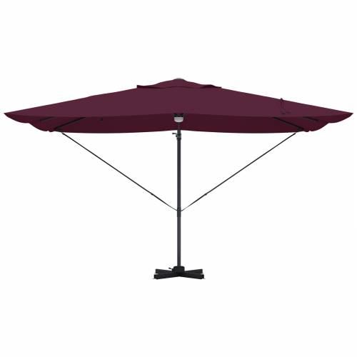 Suncobran s nosačem - Bordo crvena Bordo crvena Metal i tkanina Cijena