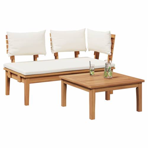 Set od 2 komada klupe od punog drva teak Cijena