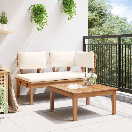 Set od 2 komada klupe od punog drva teak Cijena