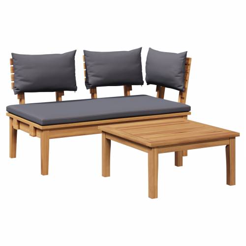 Set za vrt od 2 dijela od čvrstog drva teak Cijena
