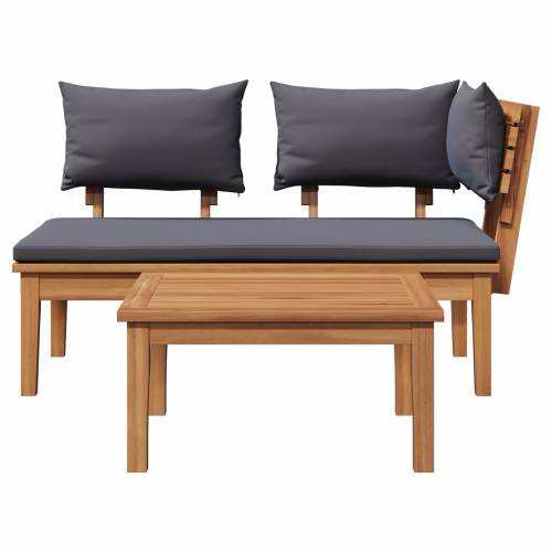 Set za vrt od 2 dijela od čvrstog drva teak Cijena